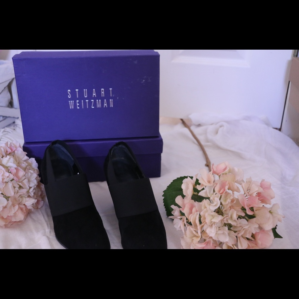 Black Stuart Weitzman Wedges - Picture 4 of 4
